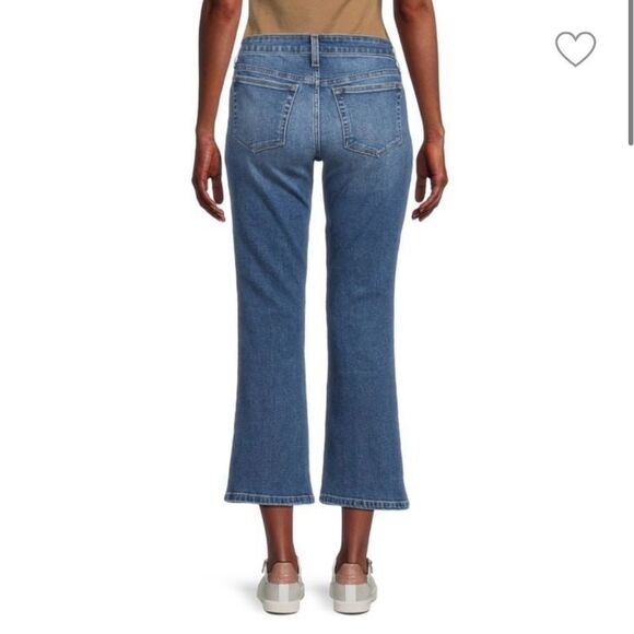 JOE'S JEANS Mid Rise Crop Boot Cut‎ Jeans Luna size 25 NWT - Picture 2 of 14